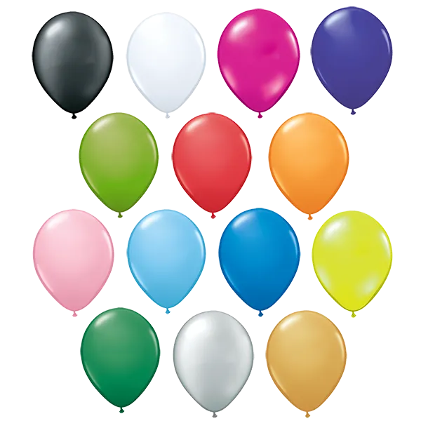 12" Balloons & Sticks Package - BOTH SIDES - Unprinted sample