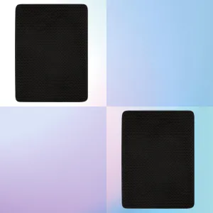 2 x Double Layer Cat Litter Tray Trap Mat | Catch Cat Litter | House Box Pad Toilet Mat