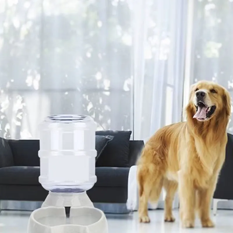 3.8L Pet Automatic Feeder Dog Cat Drinking Bowl for Dog Water Drinking Cat Feeding Large Capacity Dispenser Pet Cat Dog
