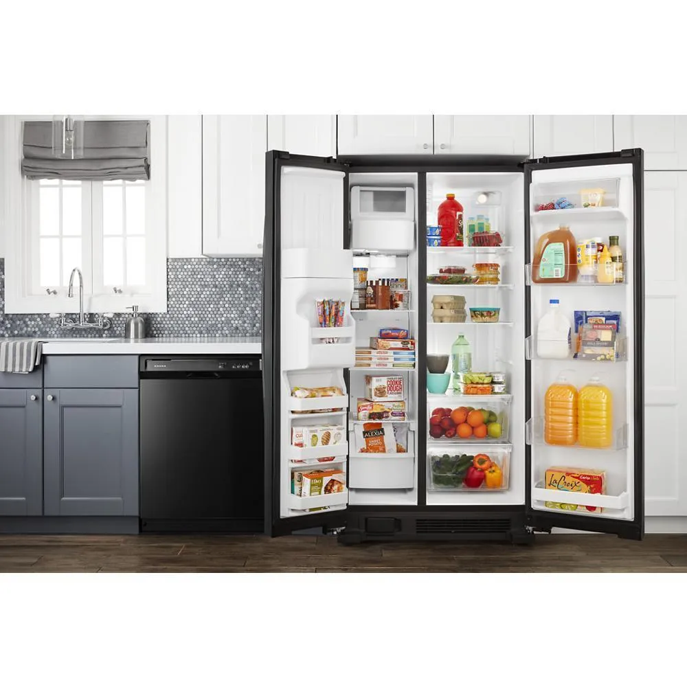 Amana ASI2575GRB 36-inch Side-by-Side Refrigerator with Dual Pad External Ice and Water Dispenser