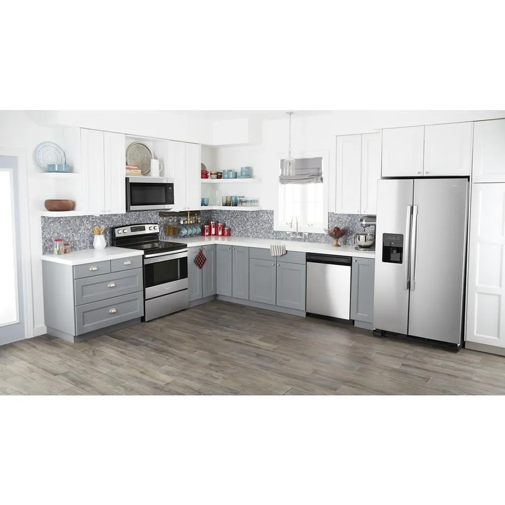Amana ASI2575GRS 36-inch Side-by-Side Refrigerator with Dual Pad External Ice and Water Dispenser