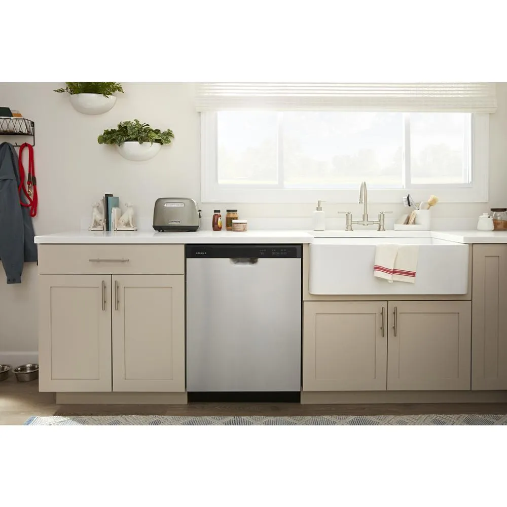 Amana ASI2575GRS 36-inch Side-by-Side Refrigerator with Dual Pad External Ice and Water Dispenser