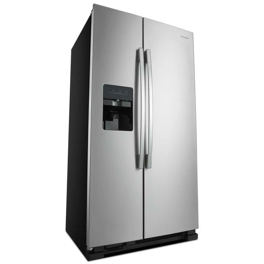 Amana ASI2575GRS 36-inch Side-by-Side Refrigerator with Dual Pad External Ice and Water Dispenser