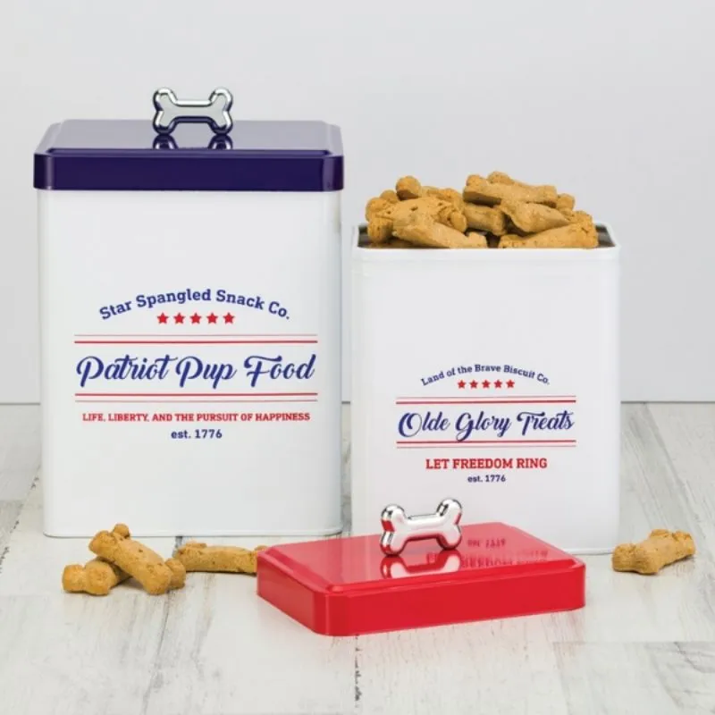 Bone Design Dog Tin