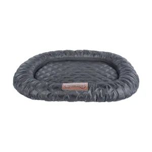 Bone Dry Pet Bed/Mat, Quilted Border Cushion, Black, X-Large - 26x39"
