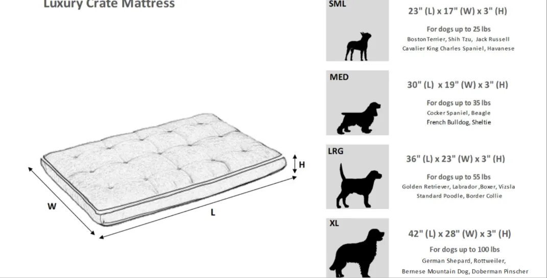Bowsers Luxury Crate Mat Medium