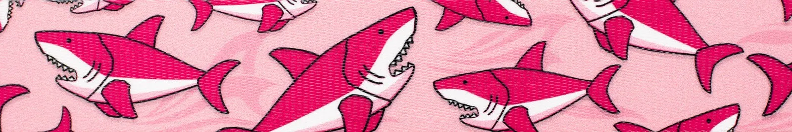 BREAKAWAY Personalized Blue or Pink "Sharks" Patterned Collar