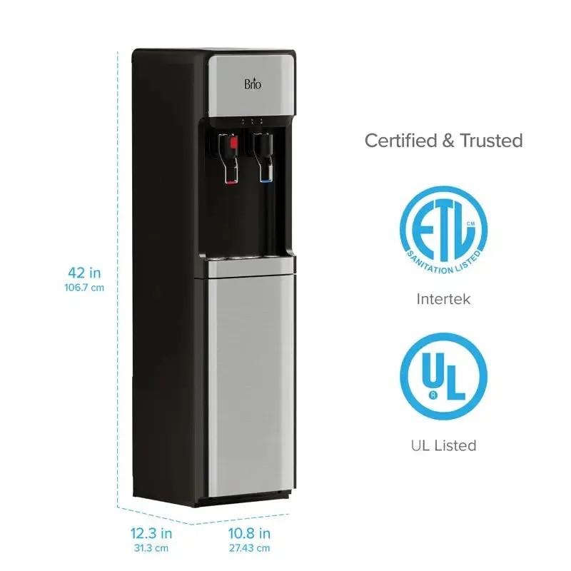 Brio Silver Free Standing Bottleless Filtered