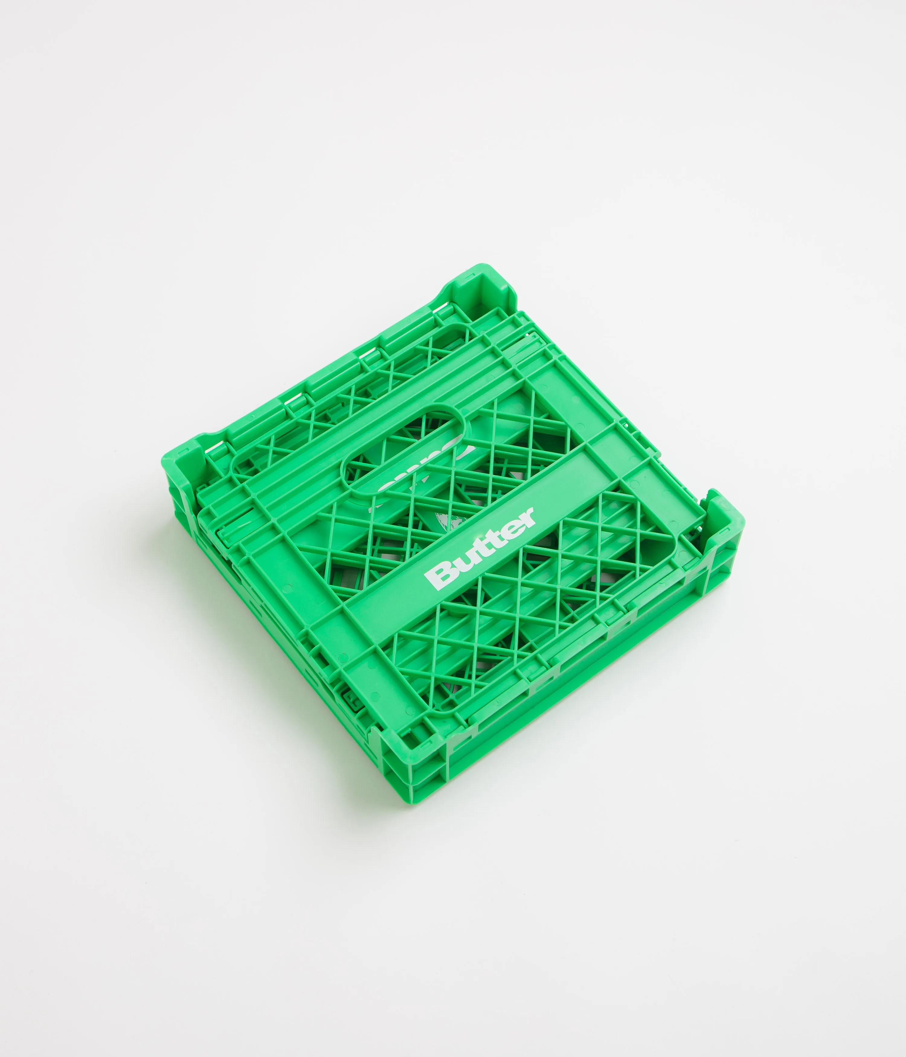 Butter Goods Collapsible Record Crate - Green