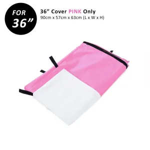 Cage Cover Enclosure for Wire Dog Crate 36in - Pink
