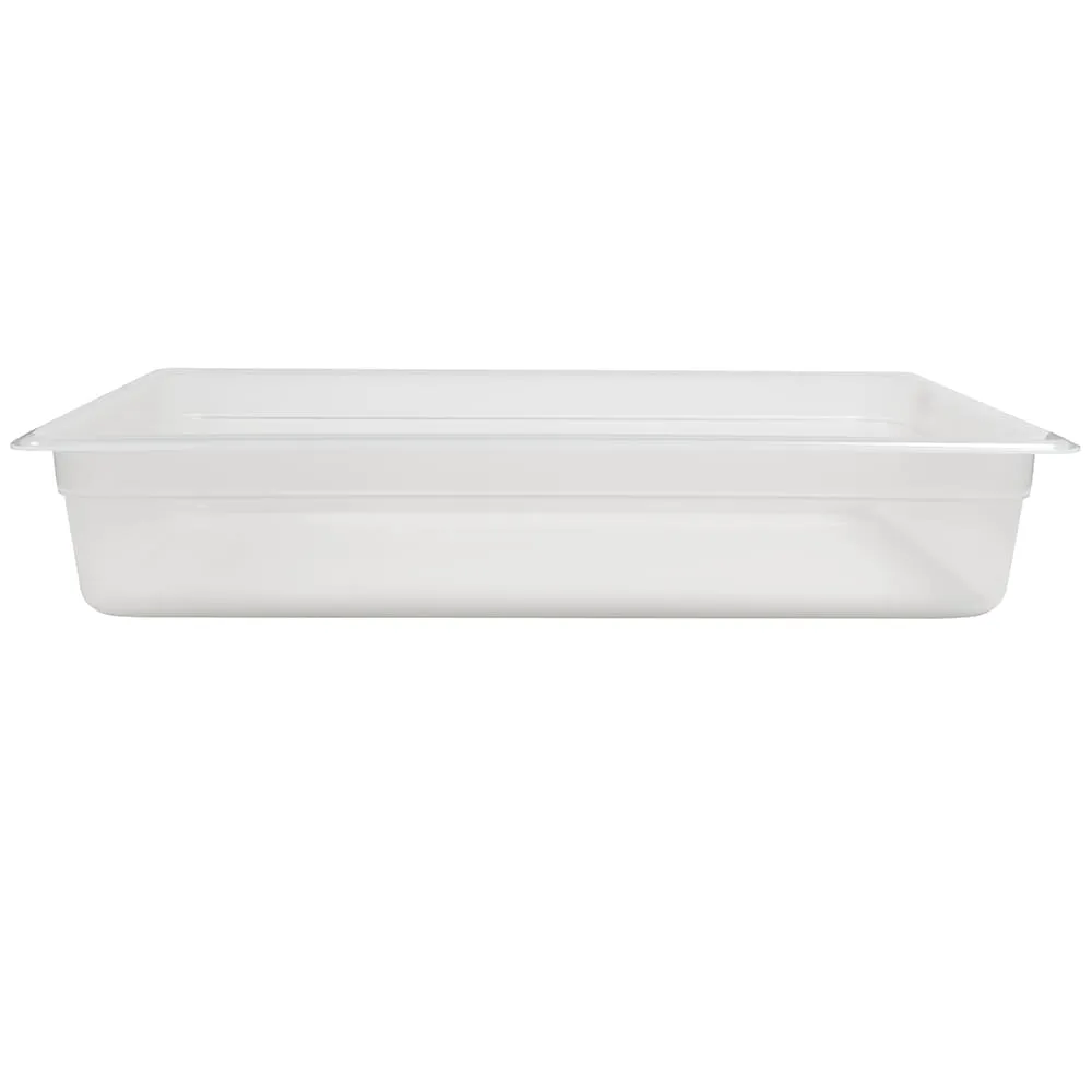 Cambro 14PP190 Full Size Translucent Polypropylene Food Pan -  4" Deep
