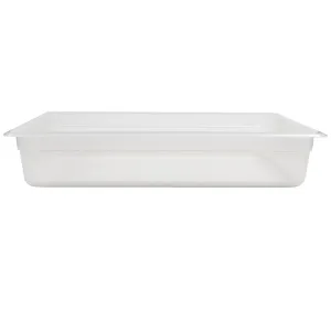 Cambro 14PP190 Full Size Translucent Polypropylene Food Pan -  4" Deep