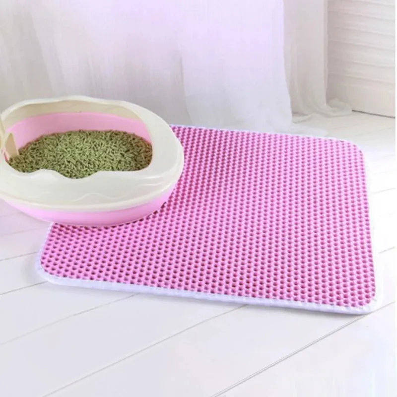 Double-Layer Waterproof Cat Litter Mat