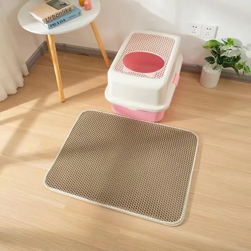 Double-Layer Waterproof Cat Litter Mat