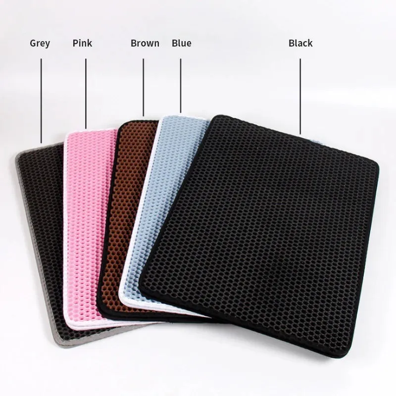 Double-Layer Waterproof Cat Litter Mat