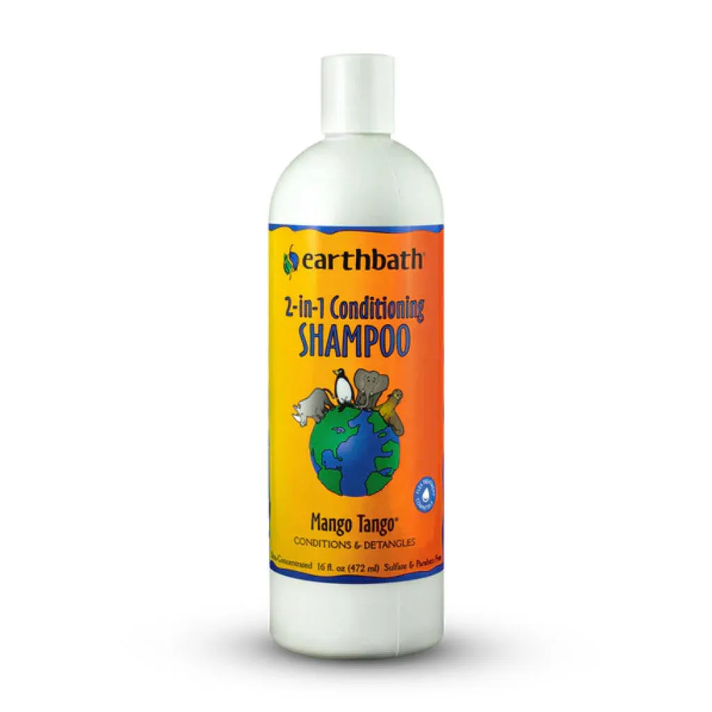 Earthbath 2-in-1 Mango Tango Conditioning Shampoo for Dogs & Cats