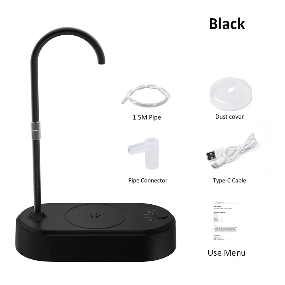 Electric Water Gallon Pump Automatic Water Bottle Dispenser Table Small Electric Drinking Pump Drainage Machine Rechargeable