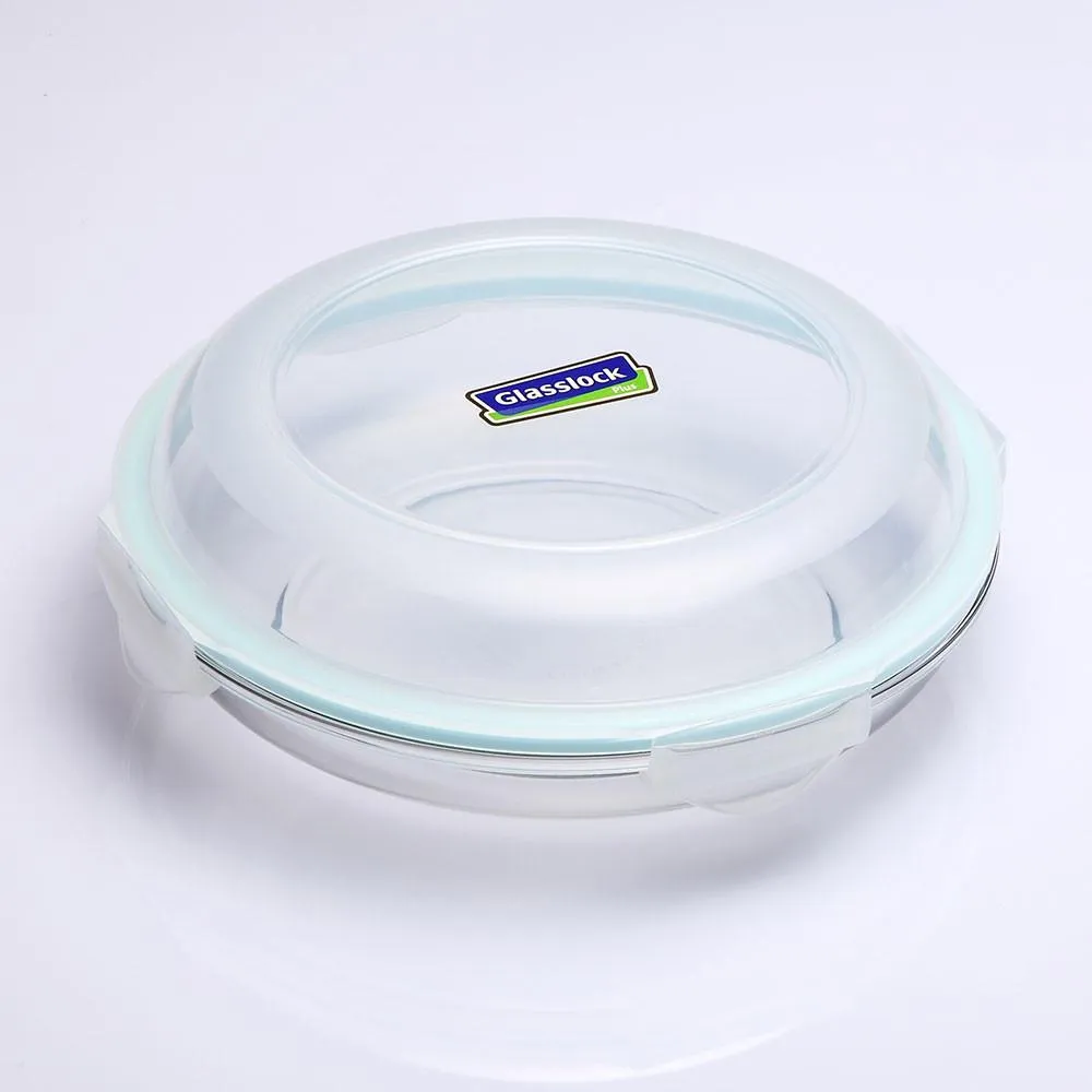 Glasslock Airtight Tempered Food Container, Microwave Safe, Plus