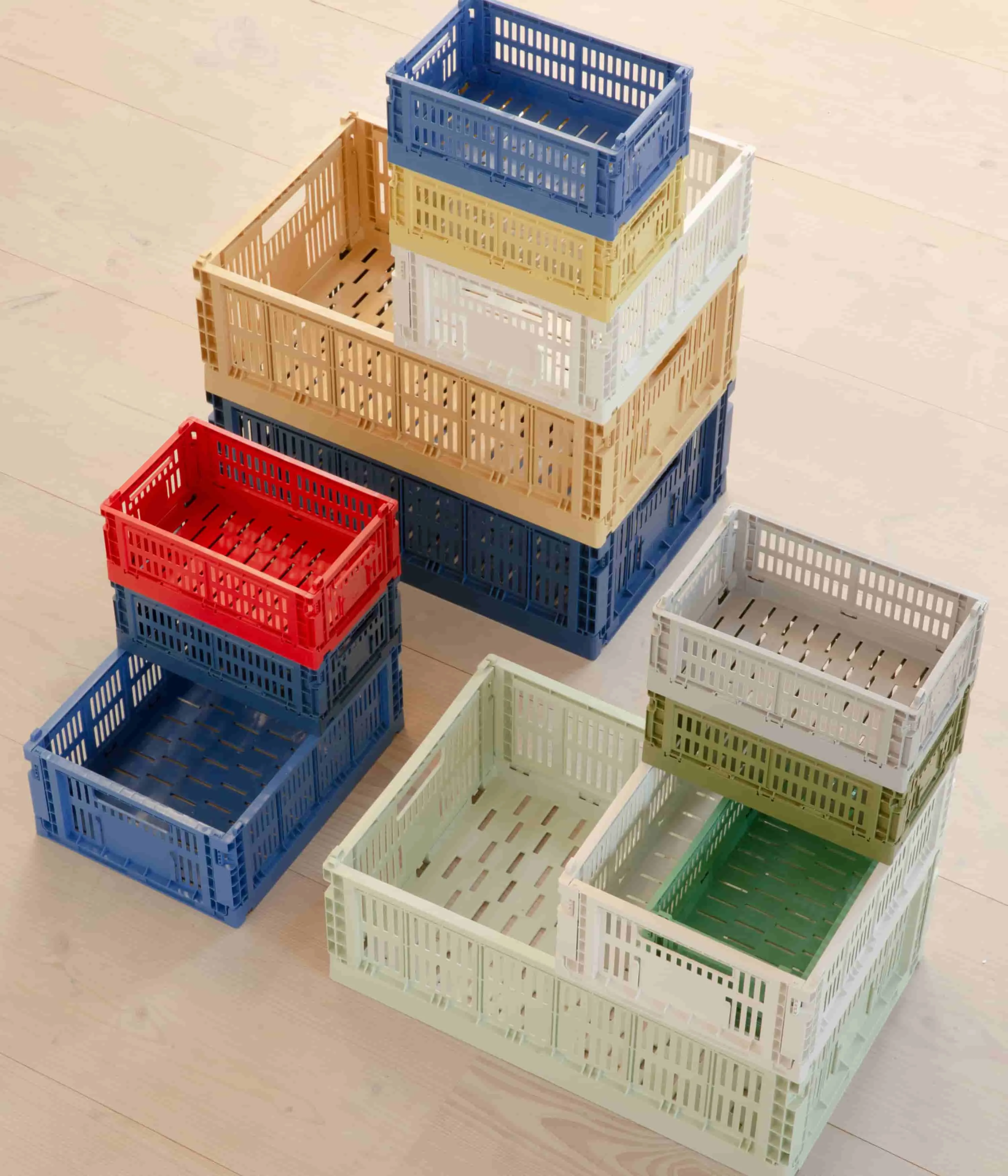 HAY Large Colour Crate - Dark Blue