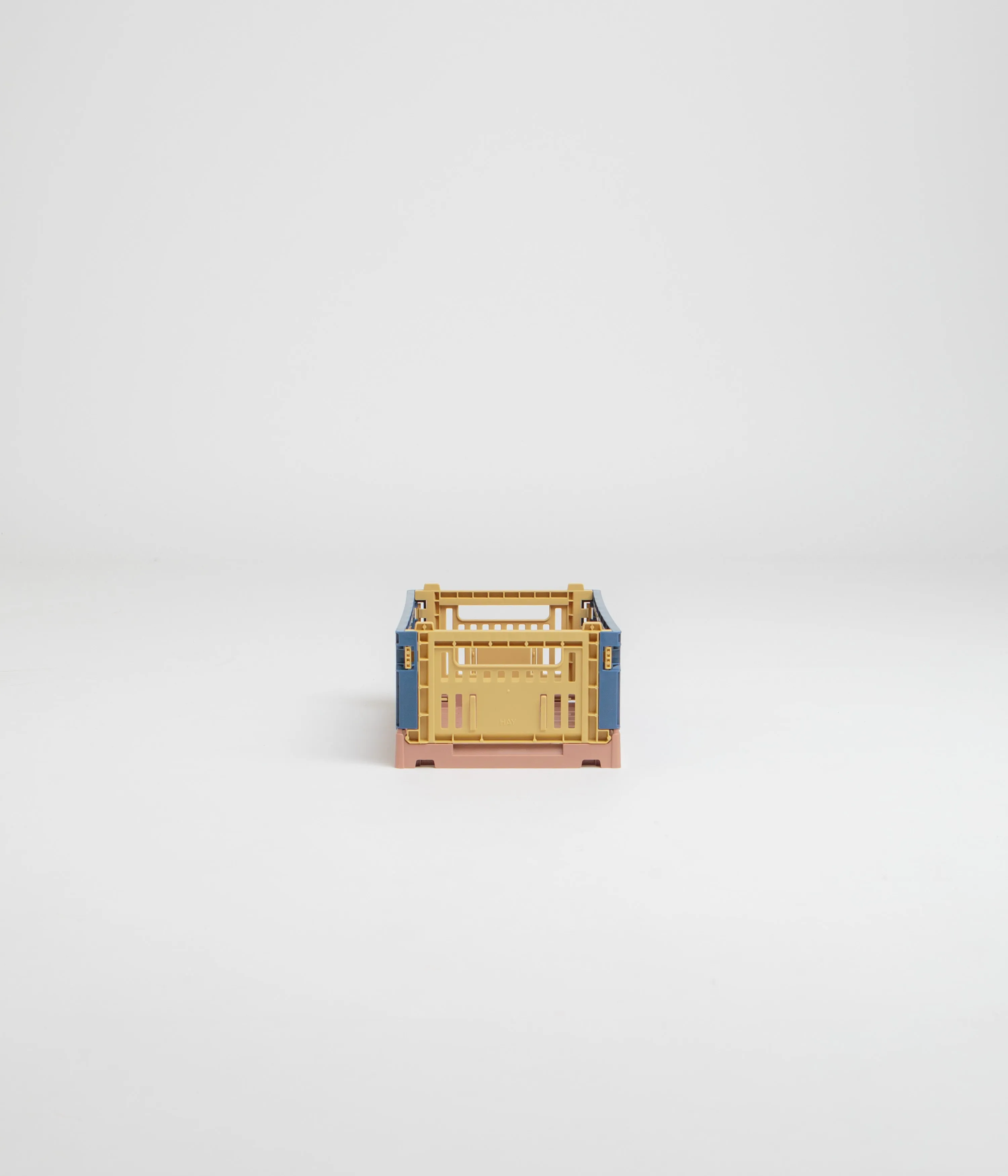 HAY Small Mix Colour Crate - Dark Blue