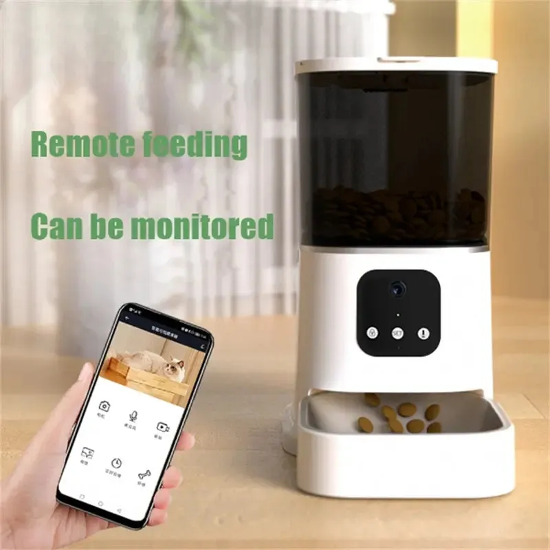High Capacity, WIFI Enabled Automatic Pet Feeder