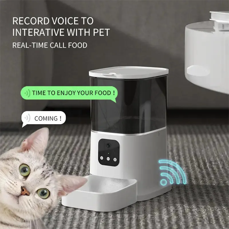 High Capacity, WIFI Enabled Automatic Pet Feeder