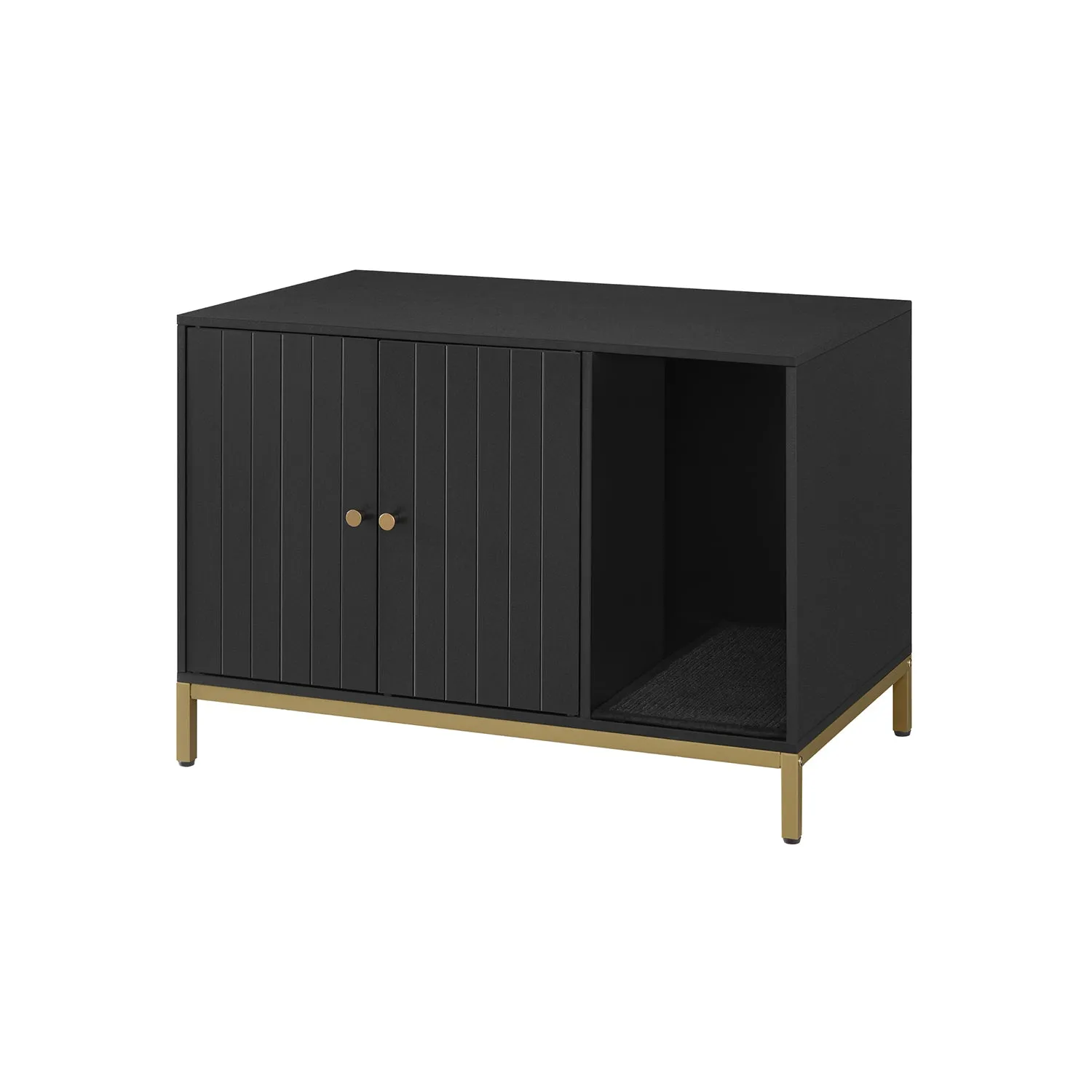 Litter Box Enclosure with Removable Divide