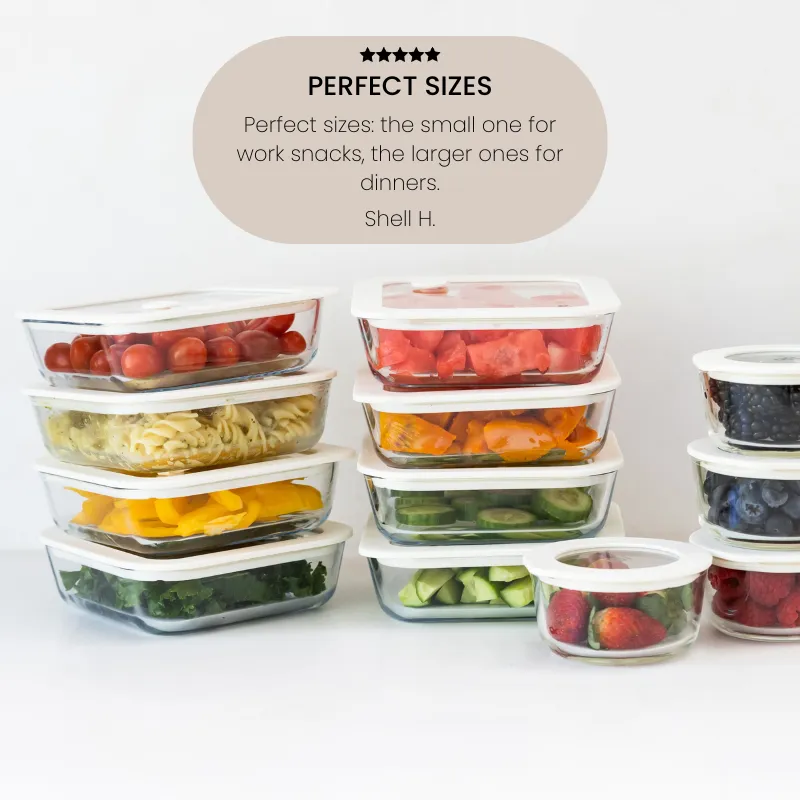 Lunch Prep Containers | 12pk | Pre Order