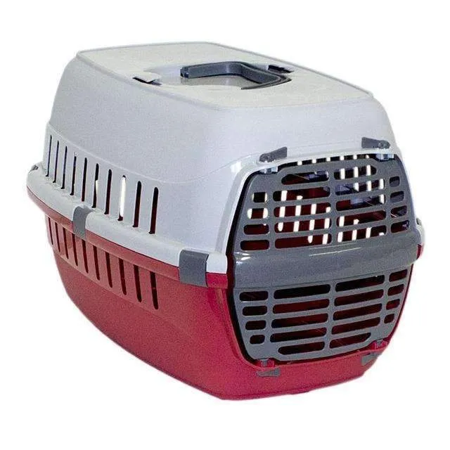 Moderna Road Runner Carrier 1 - With Plastic Door - Cyklamen