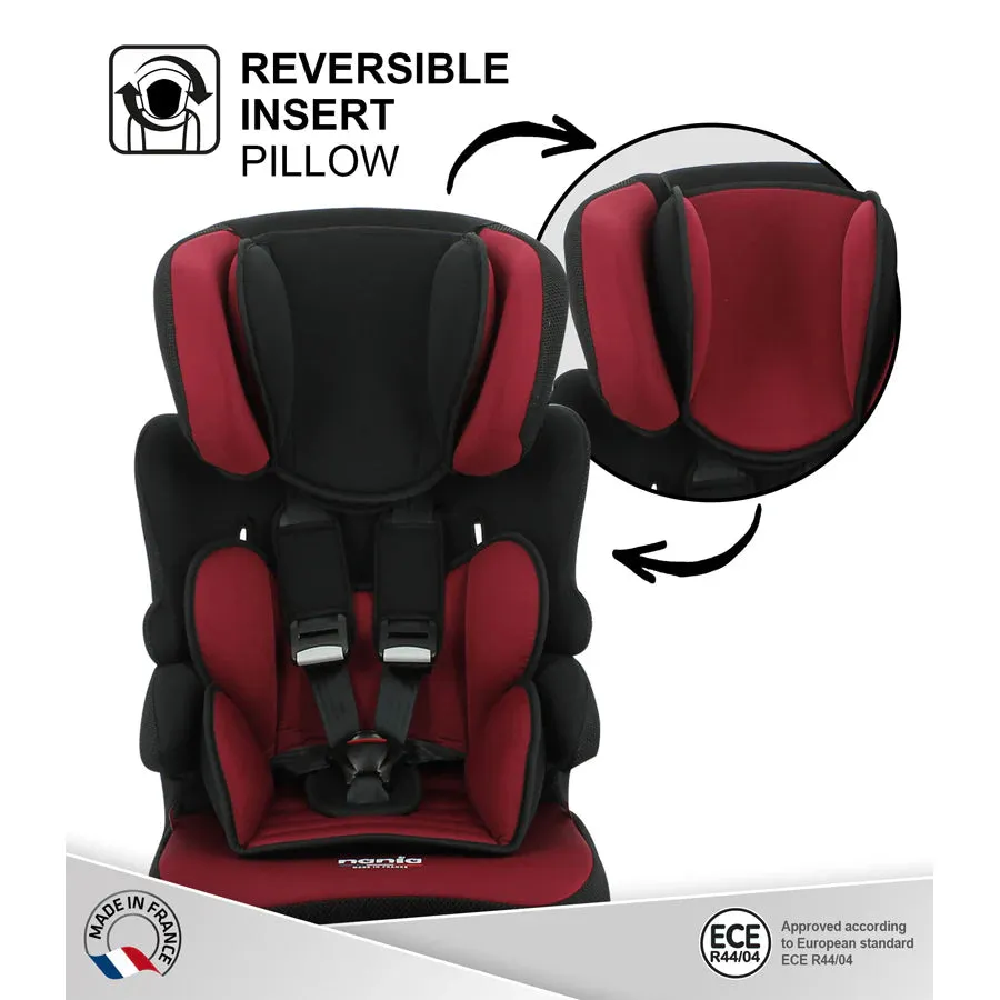 Nania Beline Carseat For Group 1/2/3 (Bordeau)