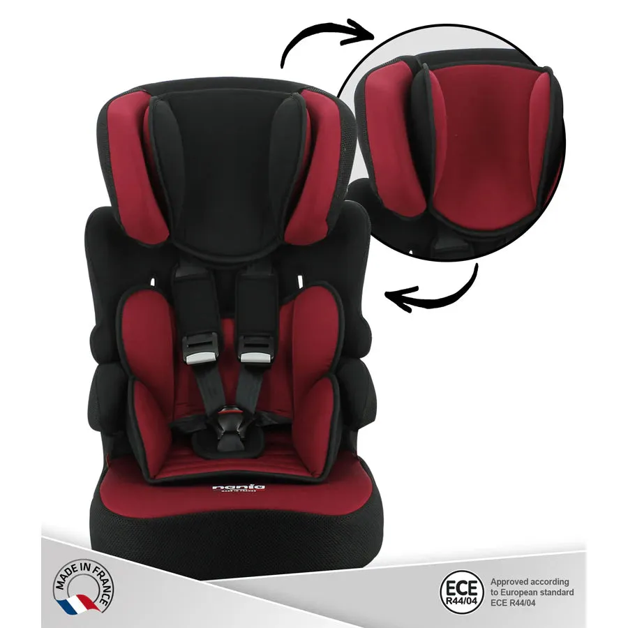 Nania Beline Carseat For Group 1/2/3 (Bordeau)