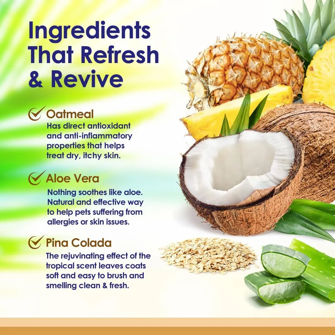 Oatmeal And Aloe Shampoo For Dogs - 16oz