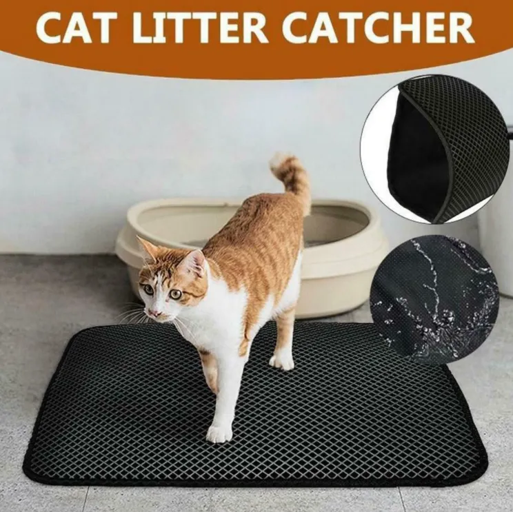 Pet Cat Double Layer Cat Litter Mat