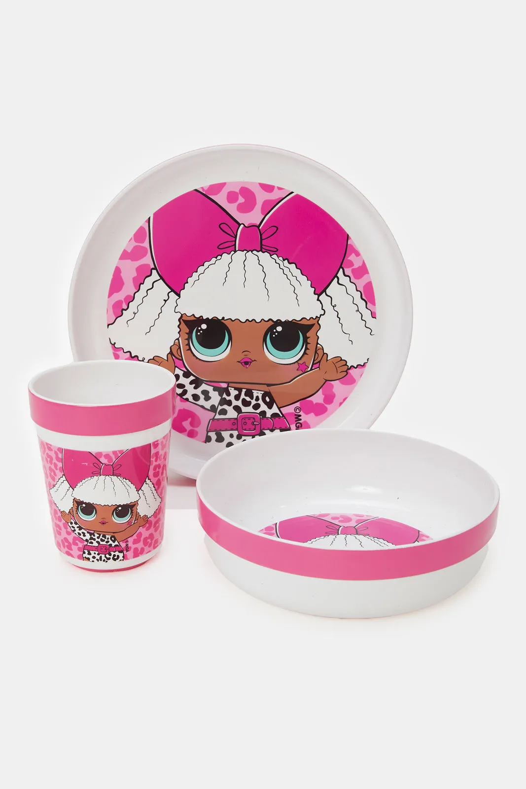 Pink LOL Breakfast Set (3 Piece)
