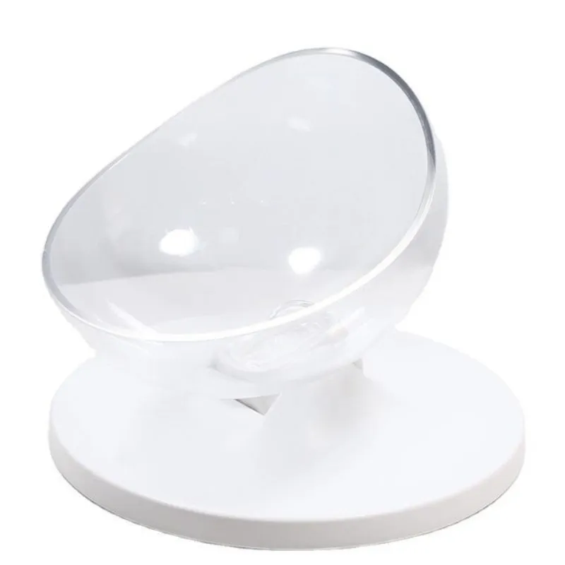 Plastic Cat Feeder with Anti-Slip Base