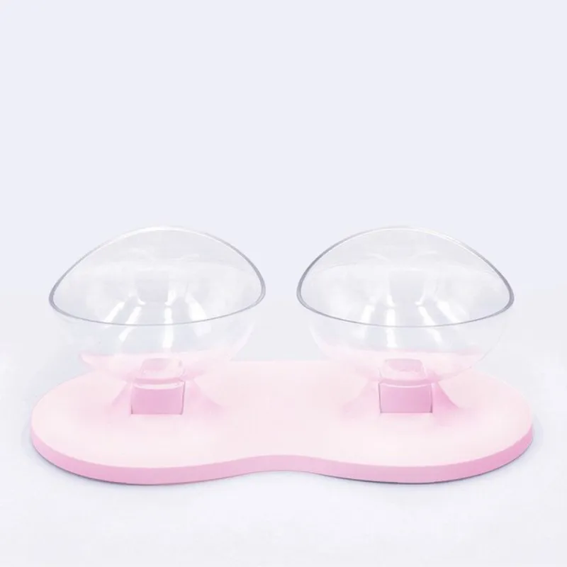 Plastic Cat Feeder with Anti-Slip Base