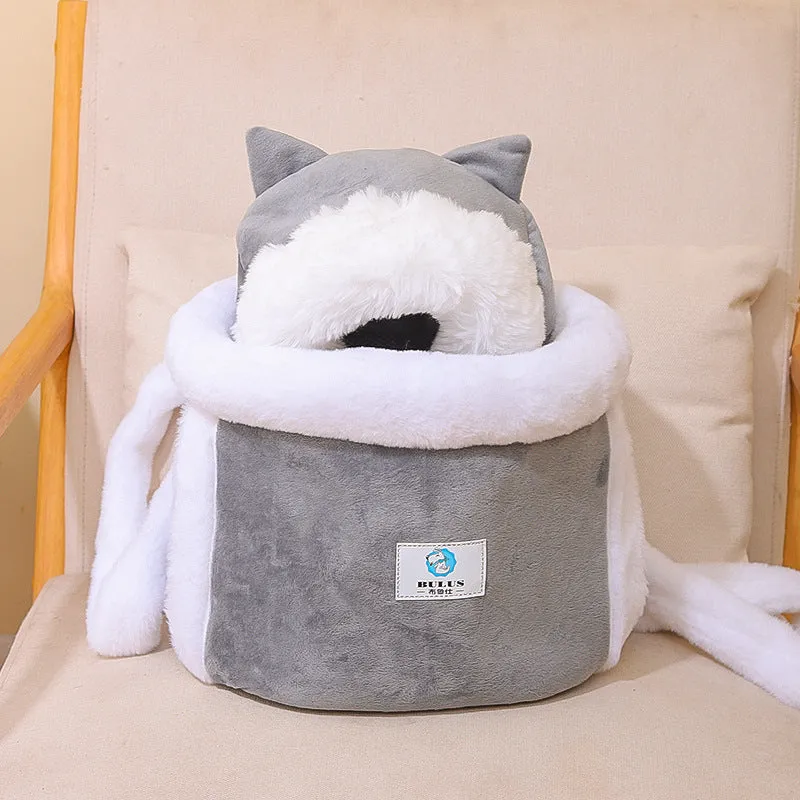 Portable Cat Carrier - Large Capacity Backpack with Hoodie Ears