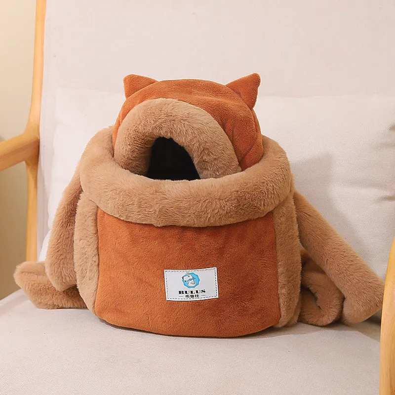 Portable Cat Carrier - Large Capacity Backpack with Hoodie Ears