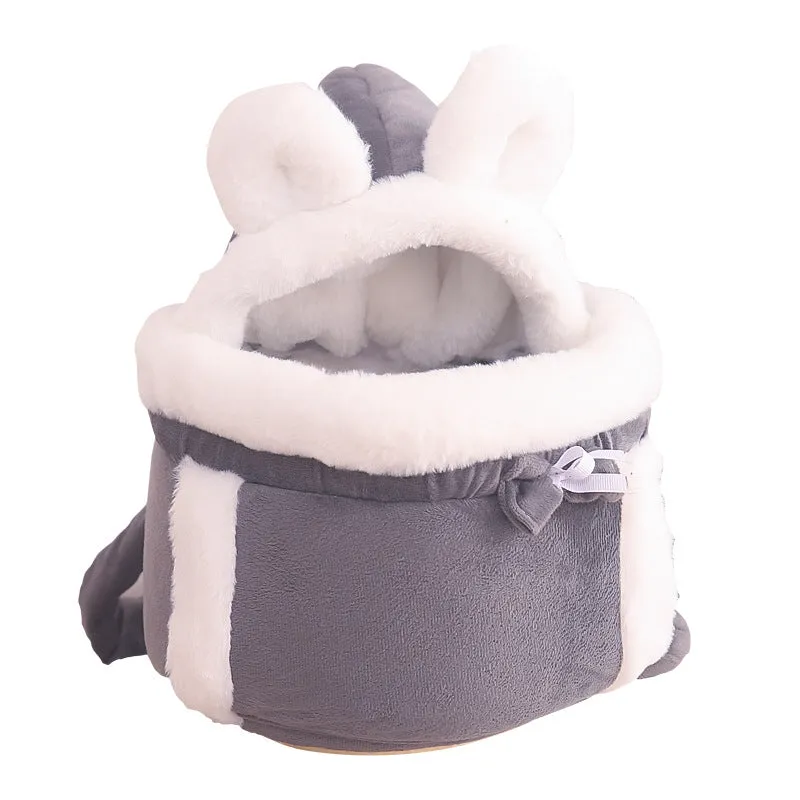 Portable Cat Carrier - Large Capacity Backpack with Hoodie Ears