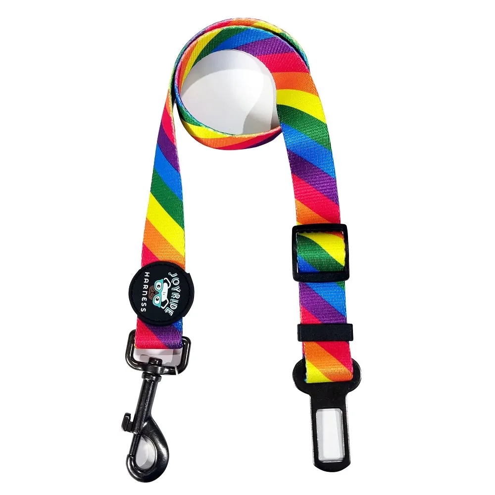 Rainbow Dog Safety Seat Belt