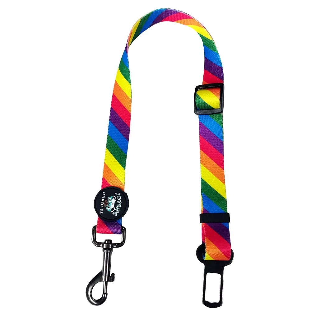 Rainbow Dog Safety Seat Belt