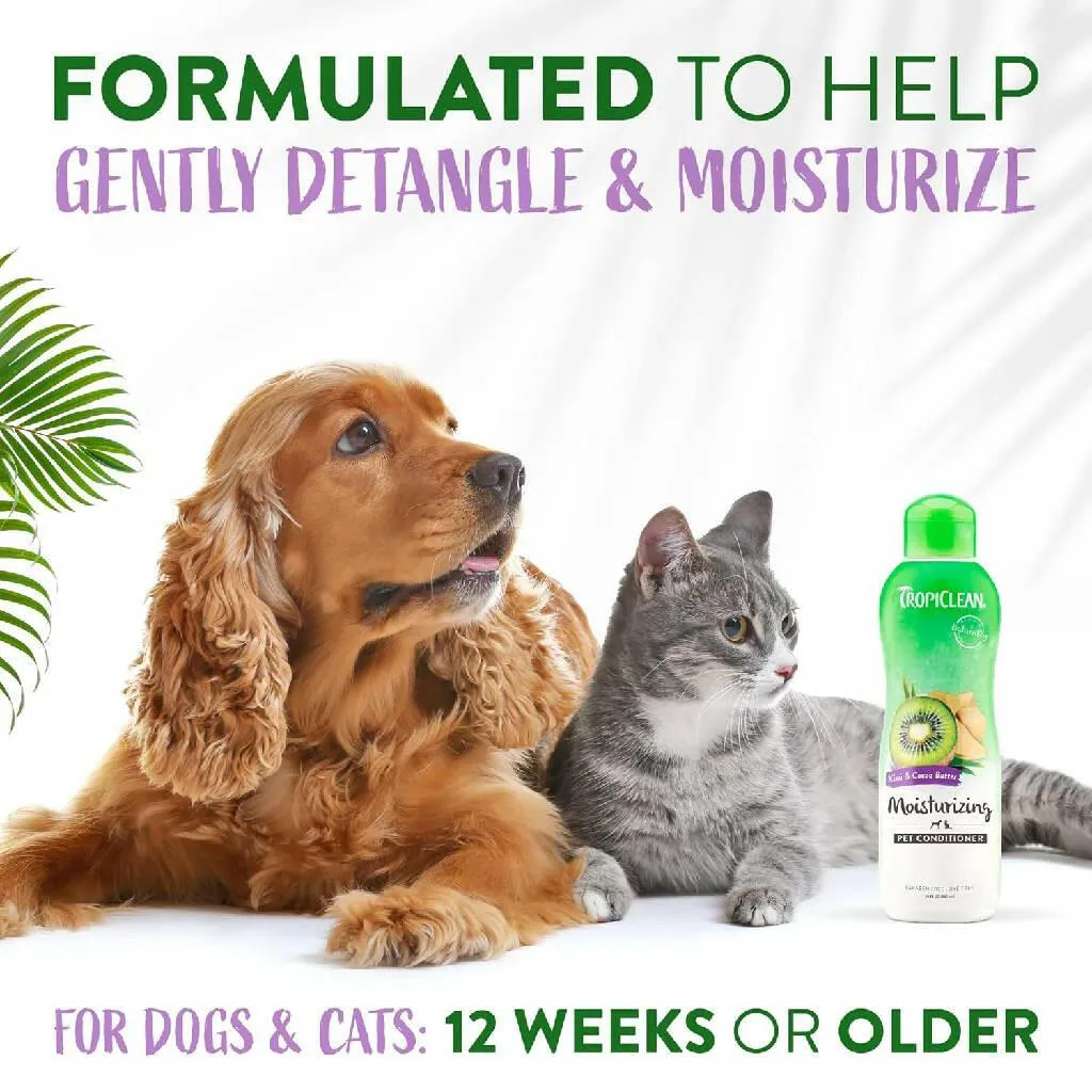 Tropiclean Kiwi & Cocoa Butter Moisturizing Conditioner for Pets (20 oz)