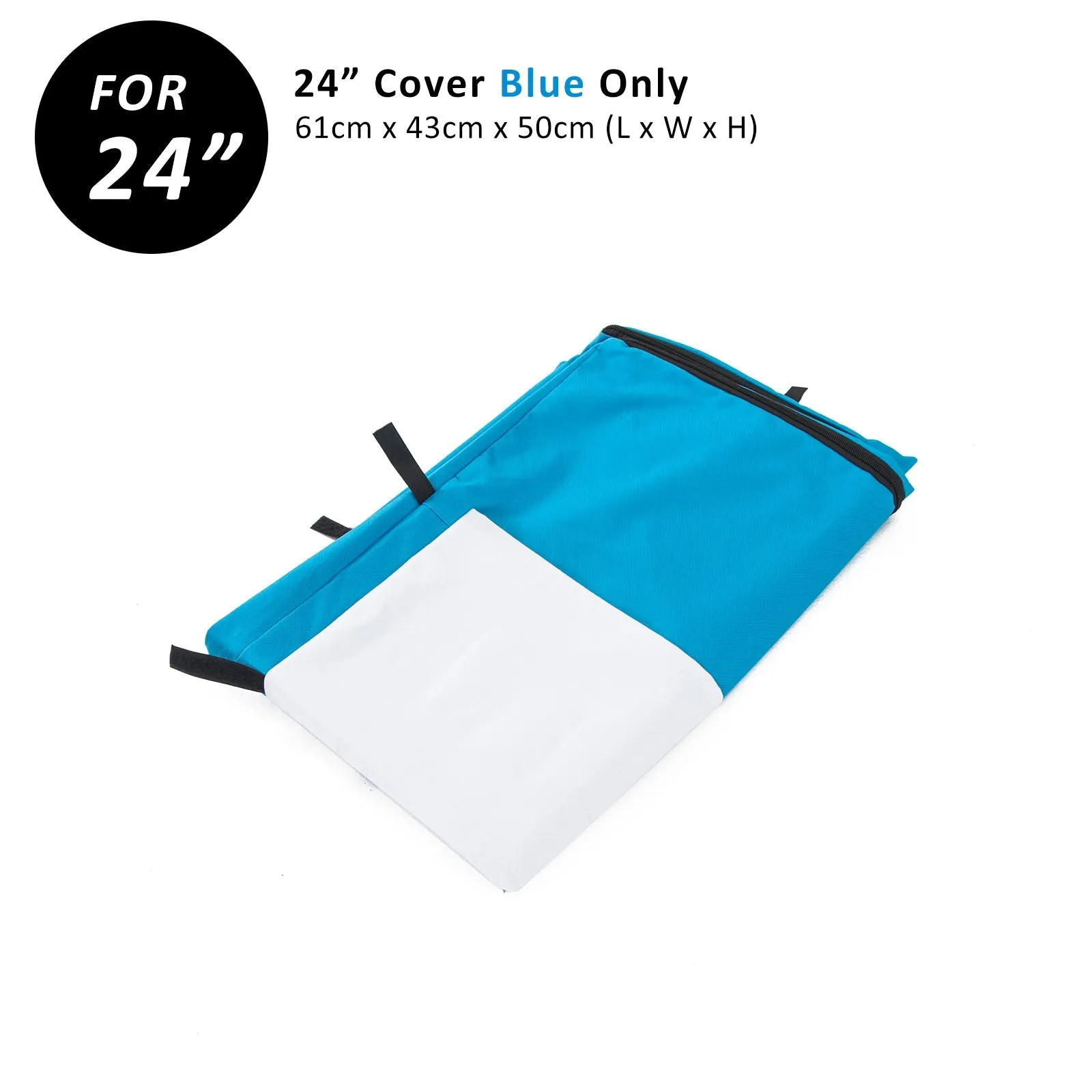 Wire Dog Cage Crate Cover Enclosure 24in - Blue