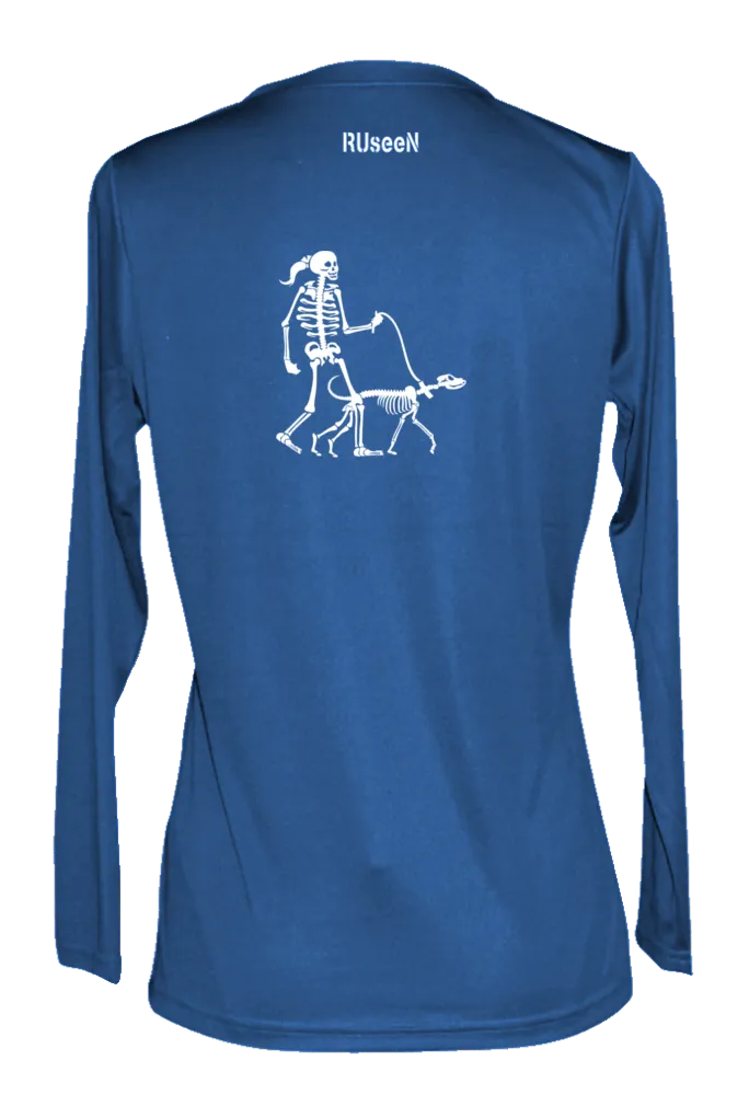 Women's Reflective Long Sleeve Shirt - Dog