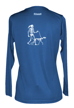 Women's Reflective Long Sleeve Shirt - Dog